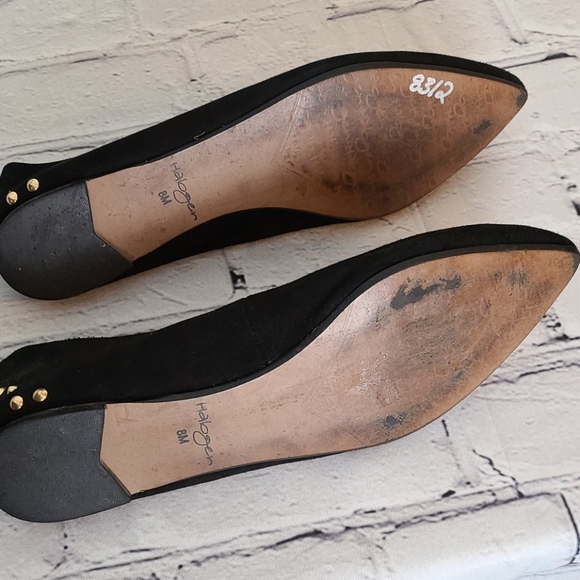 Halogen suede flats with heel studs, 8 - Picture 11 of 14